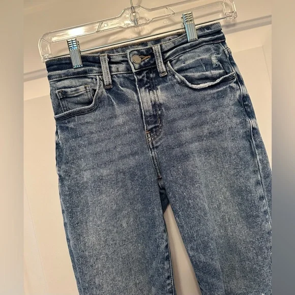 KanCan Signature Girls Mom Fit Jeans | Size 12 | Distressed - Picture 4 of 8